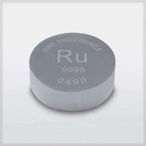 Ruthenium Ingot .